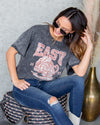 Easy Tiger Graphic Tee - Faded Black