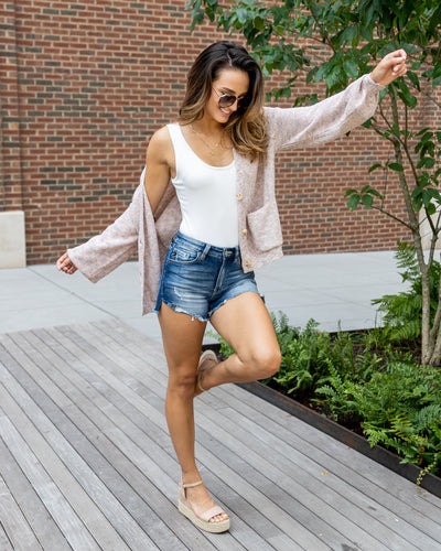 Eloise Button Down Knitted Cardigan - Multi