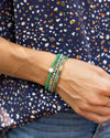 Ember Stackable Bracelet - Green Multi