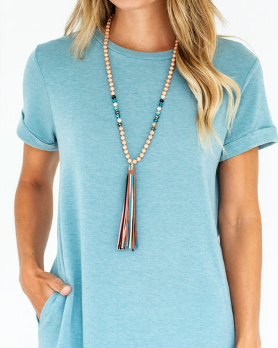 Erica Beaded Necklace - Multi
