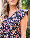 Ever So Sweet Top - Navy