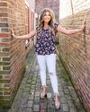 Ever So Sweet Top - Navy