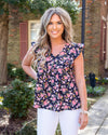 Ever So Sweet Top - Navy