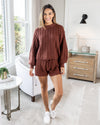 Melany Cable Knit Sweater - Marsala
