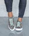 Aidan Lace Up Sneakers - Leopard