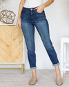 Teagan Mid-Rise Skinny Jeans - Dark Wash