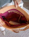 Aimee Handbag And Matching Wallet - Beige/Tan