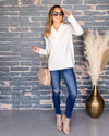 Sheila Collared Sweater - Cream