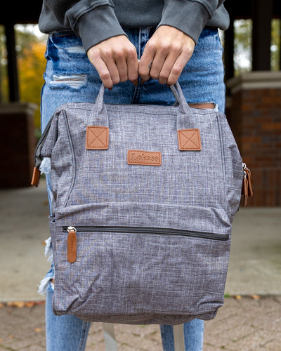 Kason Laptop Backpack - Heather Grey