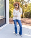 Catalina Button Down Sweater - Cream