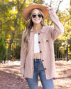 Margot Button Down Pocketed Cardigan - Camel