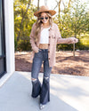 Margot Button Down Pocketed Cardigan - Camel
