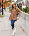 Settle For Nothing Less Sweater - Cocoa