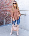 Jen Spotted Blouse - Rust