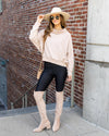 Iris Cowl Neck Top - Toasted Marshmallow