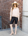 Iris Cowl Neck Top - Toasted Marshmallow