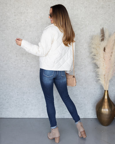Mackenzie Puffer Jacket - Cream