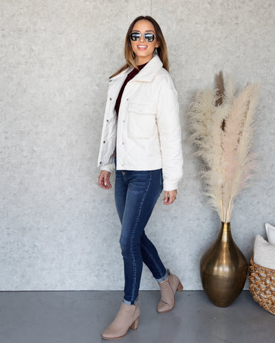 Mackenzie Puffer Jacket - Cream