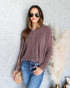 Millie Waffle Knit Sweater - Mocha