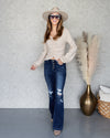 Rosalie Cinched Sweater - Oatmeal