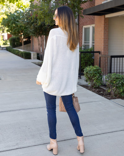 Ellyn Cocoon Cardigan - Cream