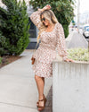 Bridget Ditsy Floral Smocked Dress - Cream