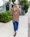 Reed Button Down Sweater - Taupe