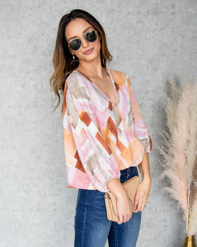 Florence Crossover Top - Multi
