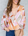 Florence Crossover Top - Multi