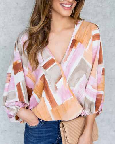 Florence Crossover Top - Multi