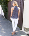 Happy With You Tank - Navy