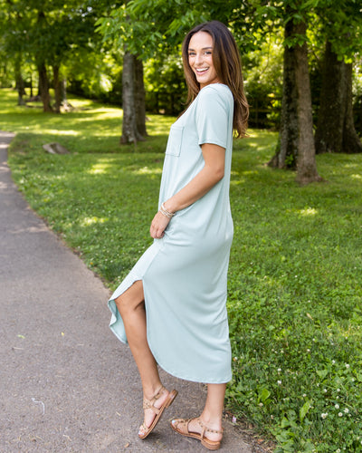 Highlight Of My Day Midi Dress - Mint