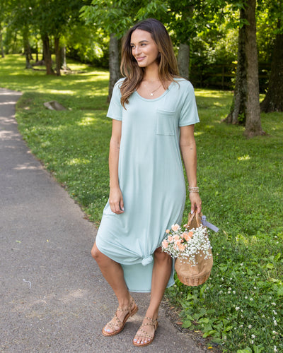 Highlight Of My Day Midi Dress - Mint