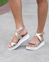 Hunter Platform Sandals - Rose Gold