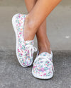 Jana Floral Slip On Sneakers - Off White
