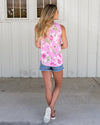 Jane Floral Tank - Fuchsia