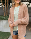 Katerina Oversized Cocoon Cardigan - Mocha