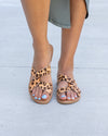 Katie Slide Sandals - Leopard