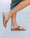 Katie Slide Sandals - Leopard