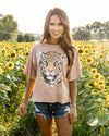 Keep The Wild In You Graphic Tee - Tan