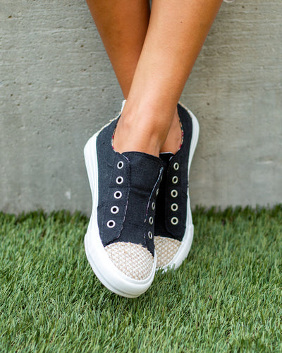 Kerri Slip On Sneaker - Black