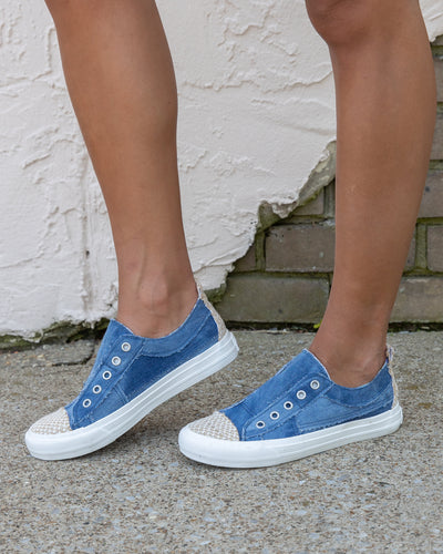 Kerri Slip On Sneaker - Denim Blue