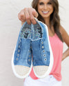 Kerri Slip On Sneaker - Denim Blue