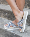 Kiley Flatform Sandals - Camo