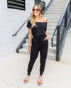 Leave It All Behind Jumpsuit - Black