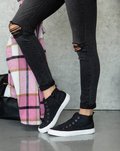 Loraine High Top Sneakers - Black