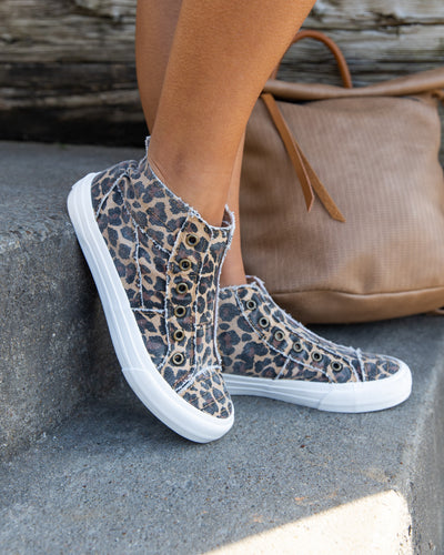 Loraine High Top Sneakers - Leopard