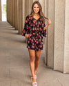 Lynn V-Neck Pocketed Romper - Black