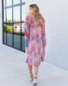 Malia Palm Print Kimono - Mauve