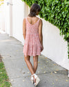 Melrose Button Down Lace Dress - Apricot